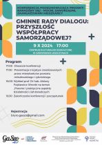 Konferencja &quot;Gminne Rady Dialogu: Przyszłość Ws